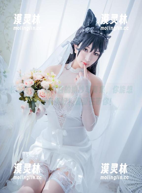 长发飞舞，猫九酱的婚纱写真集，你能想到的所有美好！资源在等你！