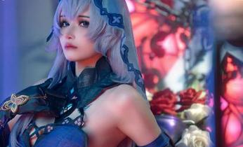 粉色睡衣里的“鹿八岁baby”，图库的色彩满分，下载不下载来决定吧！